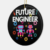 Künftige Ingenieur Kostüme Niedliche Robotik Keramik Ornament (Links)