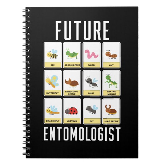 Künftige Insektenarten des Entomologen Notizblock (Vorderseite)