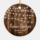 Künftige Juristenschule für Personalisiertes rusti Keramik Ornament (Vorne)