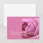 Künftige Justizministerin - Bridesmaid Einladung (Vorne/Hinten)