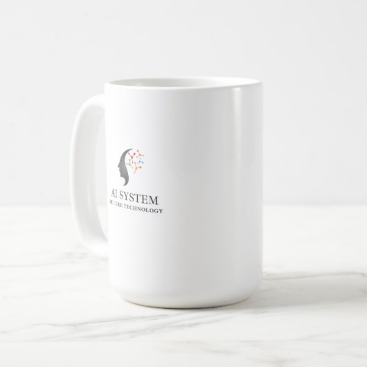 KÜNFTIGE KI-SYSTEMTECHNOLOGIE KAFFEETASSE (Vorderseite Links)