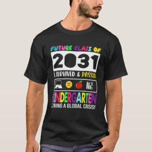Künftige Klasse 2031 Kindergarten Abschluss 2023 T-Shirt