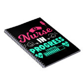 Künftige Krankenpfleger Niedliche Krankenversicher Notizblock (Rechte Seite)