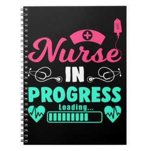 Künftige Krankenpfleger Niedliche Krankenversicher Notizblock