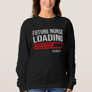 Künftige Krankenversicherung bitte warten Sweatshirt