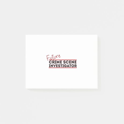 Künftige Kriminalitätsforschung Post-it Klebezettel (Vorderseite)