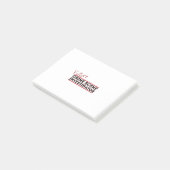 Künftige Kriminalitätsforschung Post-it Klebezettel (angewinkelt)