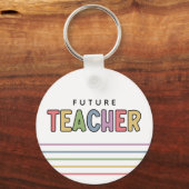 Künftige Lehrerin Niedlich Schlüsselanhänger (Vorderseite)
