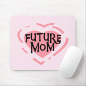 Künftige Mama Rosa Herzklappen und Geschenke Mousepad (Mit Mouse)