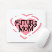 Künftige Mama Rosa Herzklappen und Geschenke Mousepad (Mit Mouse)