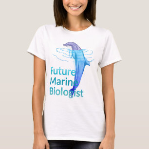 Künftige Meeresbiologin-Dolphin T-Shirt