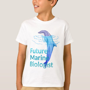 Künftige Meeresbiologin-Dolphin T-Shirt