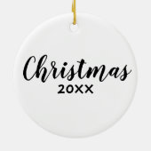 Künftige MRS - Personalisierte Verlobung Keramik Ornament (Hinten)