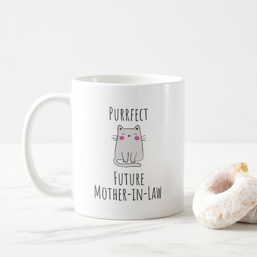 Künftige Mutter im Recht Neue Mutter im Recht Kaffeetasse (Mit Donut)