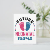 Künftige neonatale Krankenpflege Preemie NICU-Kran Postkarte (Stehend Vorderseite)