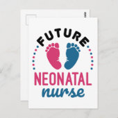 Künftige neonatale Krankenpflege Preemie NICU-Kran Postkarte (Vorne/Hinten)
