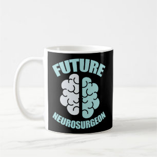 Künftige Neurochirurg-Hirn-Operation Neurosci Kaffeetasse