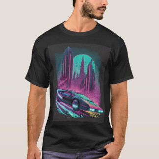 Künftige Nostalgie: Ein Neon Dream T-Shirt