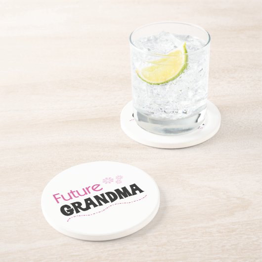 Künftige Oma-Geschenke Getränkeuntersetzer (Seite)