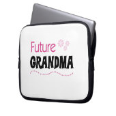 Künftige Oma-Geschenke Laptopschutzhülle (Vorderseite Links)