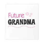 Künftige Oma-Geschenke Notizblock (Vorderseite)