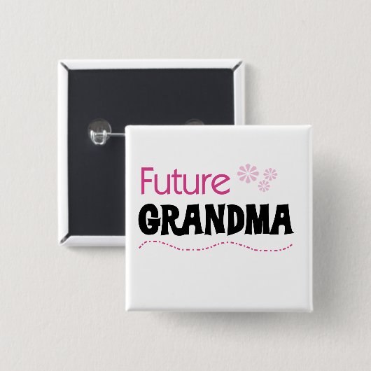 Künftige Oma Tshirts und Geschenke Button (Vorne & Hinten)
