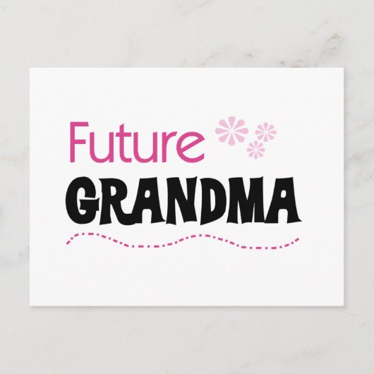 Künftige Oma Tshirts und Geschenke Postkarte (Vorderseite)