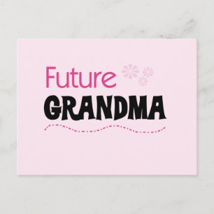 Künftige Oma Tshirts und Geschenke Postkarte