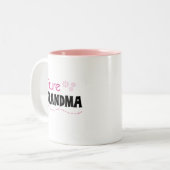 Künftige Oma Tshirts und Geschenke Zweifarbige Tasse (Vorderseite Links)