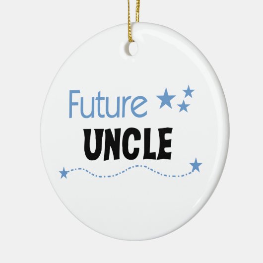 Künftige Onkel-Geschenke Keramik Ornament (Links)