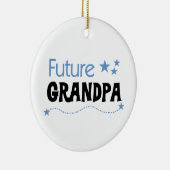 Künftige Opa Tshirts und Geschenke Keramikornament (Rechts)