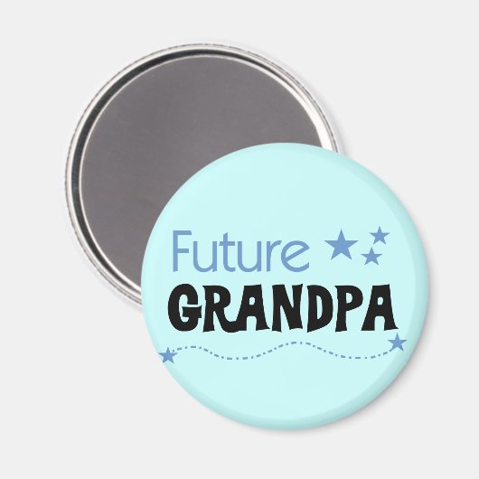 Künftige Opa Tshirts und Geschenke Magnet (Vorderseite/Rückseite)