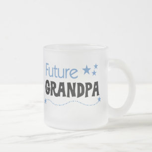 Künftige Opa Tshirts und Geschenke Mattglastasse