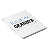Künftige Opa Tshirts und Geschenke Notizblock (angewinkelt)