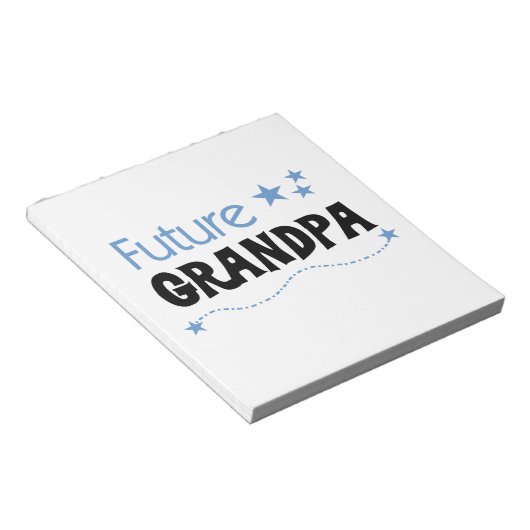 Künftige Opa Tshirts und Geschenke Notizblock (angewinkelt)