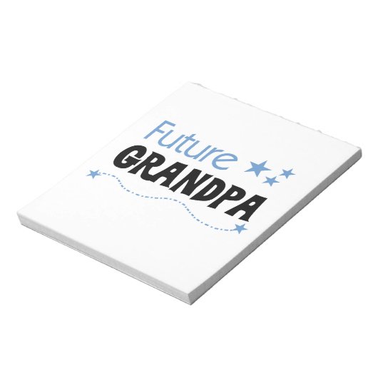Künftige Opa Tshirts und Geschenke Notizblock (Rotiert)