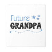 Künftige Opa Tshirts und Geschenke Notizblock (Vorderseite)