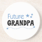 Künftige Opa Tshirts und Geschenke Sandstein Untersetzer (Vorne)