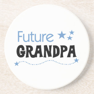 Künftige Opa Tshirts und Geschenke Sandstein Untersetzer