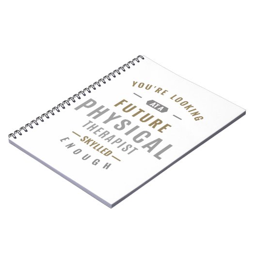 Künftige Physiotherapeuten - Geschenkideen Notizblock (Linke Seite)