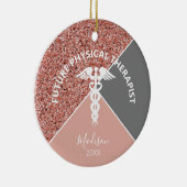 Künftige Physiotherapeutische Rose Gold kundenspez Keramik Ornament (Rechts)