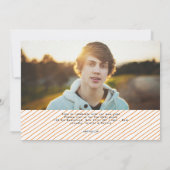 Künftige Pläne 2 Foto Abschluss Einladung (Rückseite)