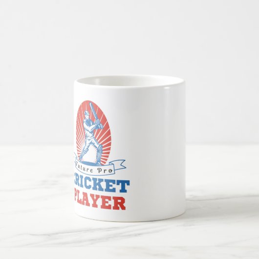 KÜNFTIGE PRO CRICKET PLAYER- CRICKET LOVER KAFFEETASSE (Mittel)