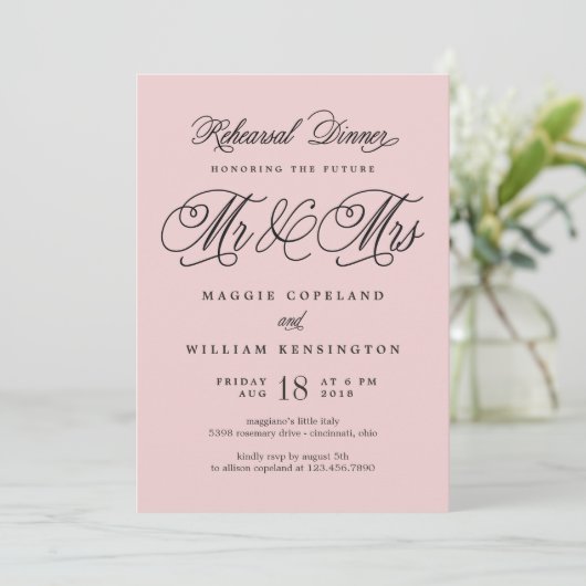 Künftige Probe und Einladung (Stehend Vorderseite)