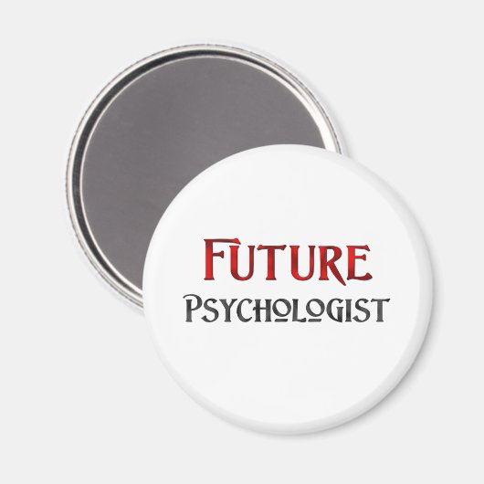 Künftige Psychologin Magnet (Vorderseite/Rückseite)