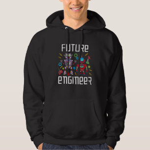 Künftige Robotik-Futuristikmaschine KI Hoodie