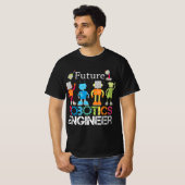 Künftige Robotik-Roboter für Jungen und Mädchen T-Shirt (Vorne ganz)