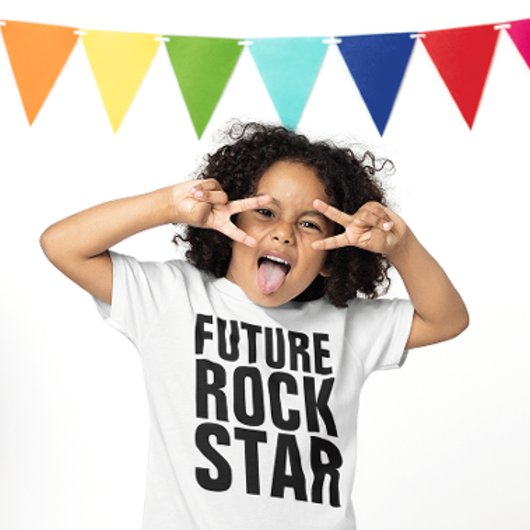 KÜNFTIGE ROCK STAR KIDS T - SHIRT