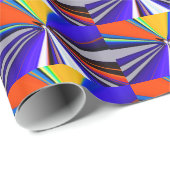 Künftige Schnellzüge Geschenkpapier (Rolleneckpunkt)