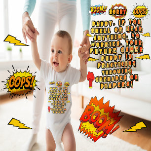 KÜNFTIGE SPIELBUDDY BABY BODYSUIT, GAMER DADY GIFT STRAMPLER